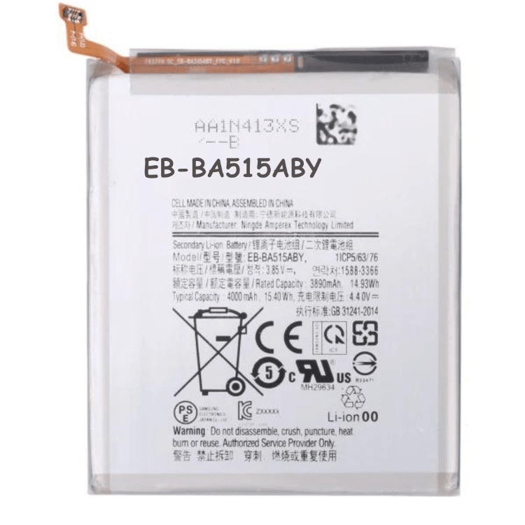 EB-BA515ABY Li-ion Polymer Battery for Samsung Galaxy A51 SM-A515 - Best Cell Phone Parts Distributor in Canada, Parts Source EB-BA515ABY Li-ion Polymer Battery for Samsung Galaxy A51 SM-A515 - Best Cell Phone Parts Distributor in Canada, Parts Source